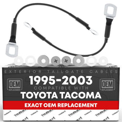 T1A tailgate cable replacement set on rear driver side improves tailgate stability.