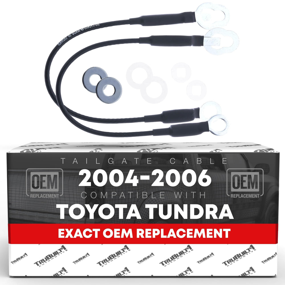 T1A tailgate cable on the left side of a Toyota Tundra enhances stability