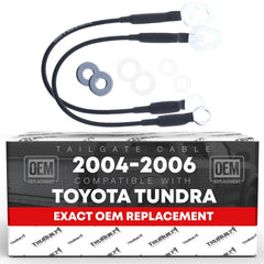 T1A tailgate cable on the left side of a Toyota Tundra enhances stability