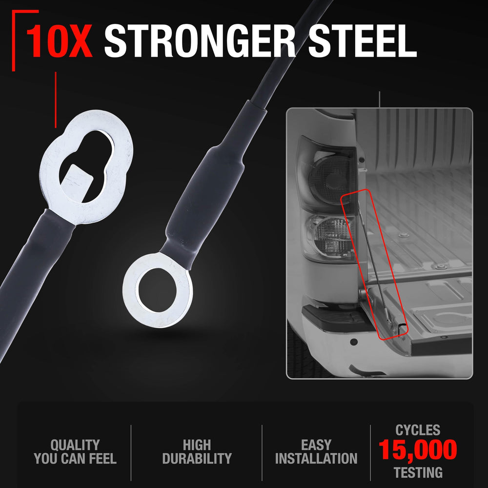 T1A tailgate cable on the right side, improving tailgate support during use