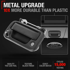 T1A tailgate handle with camera hole for F-250/F-350, easy replacement
