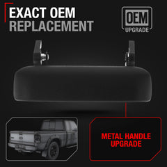 T1A metal tailgate handle installed on Ford Ranger for smooth operation.