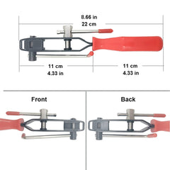Tabazy adjustable-diameter clamps adapt 45-170 mm range.