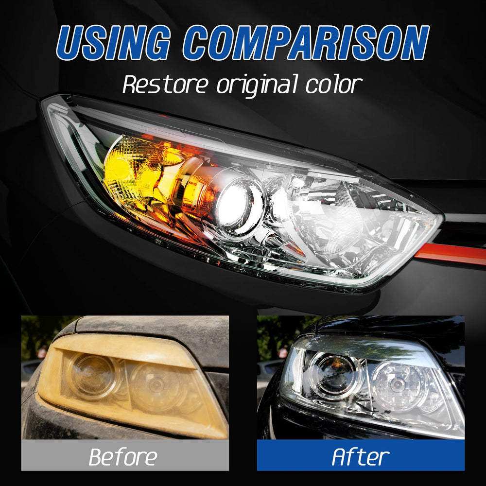 TABOUNTS spray-on formula application enables quick at-home headlight refresh.