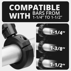 Tackform 20MAXX cradle close-up highlights secure grip and heat awareness