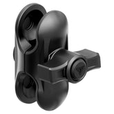 Tackform DuraLock 20-arm front view with dual sockets for secure device mounting