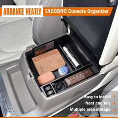 TACOBRO tray with rubber pad reduces movement and rattling.