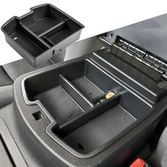 TACOBRO center-console organizer tray main view showing three-tier design and organized space