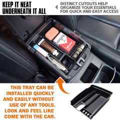 TACOBRO tray has a matte finish that matches Rogue interior design.