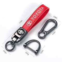 TACOMA zinc alloy metal clip detail shows secure key retention.