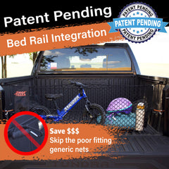 TacoNets premium 5mm bungee and heavy-duty netting for durable cargo