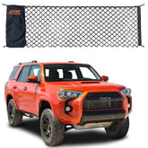 TacoNets Envelope Cargo Net securing gear in a Toyota 4Runner trunk