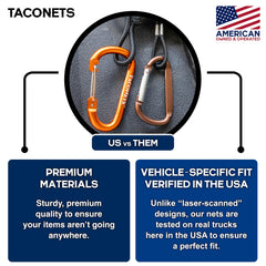 TacoNets USA-designed and tested net for real-world use.