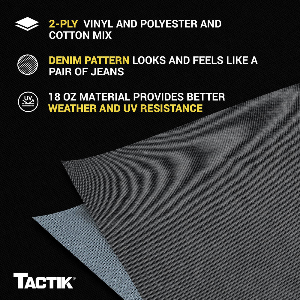 TACTIK TJ rear window removed enables open-air driving experience.