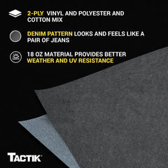 TACTIK TJ rear window removed enables open-air driving experience.