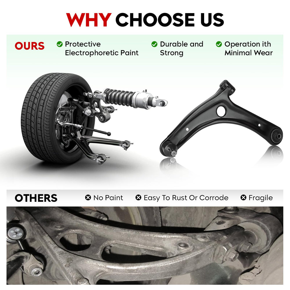 TadaMark front sway bar end link right supports responsive handling