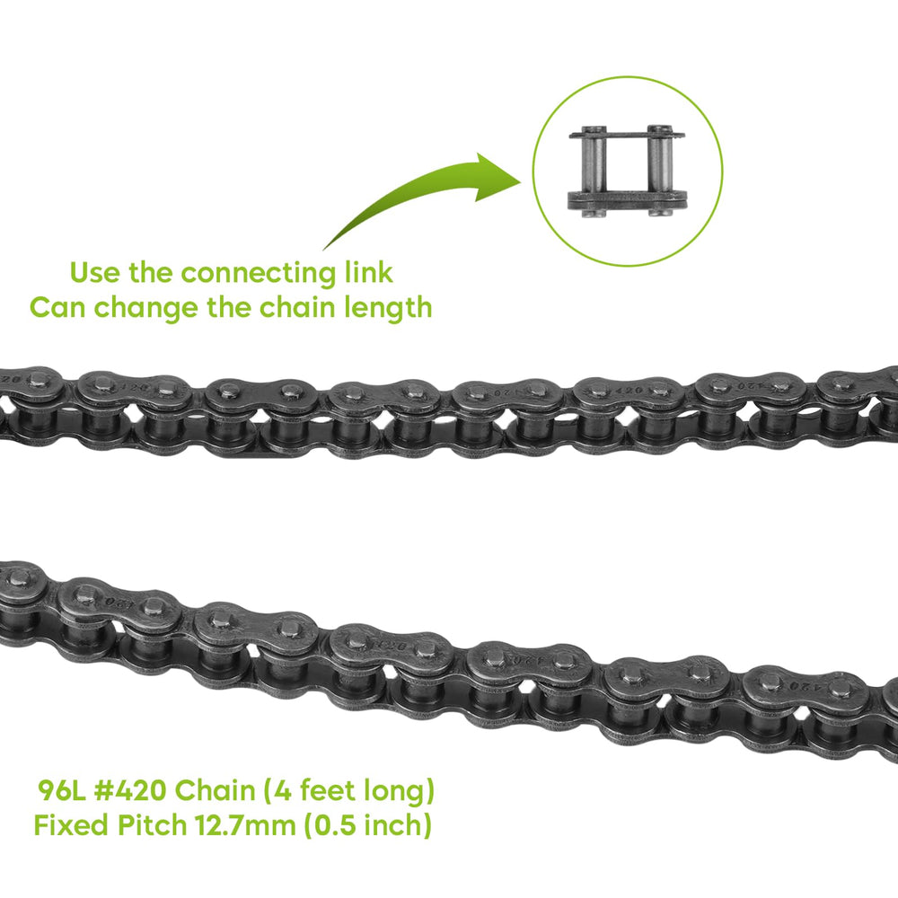 Engine compatibility: 2–6.5 HP engines with 3/4 inch shaft.