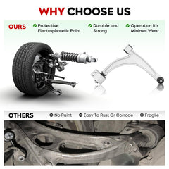TadaMark front inner tie rod end link for Malibu and G6, supports precise steering.