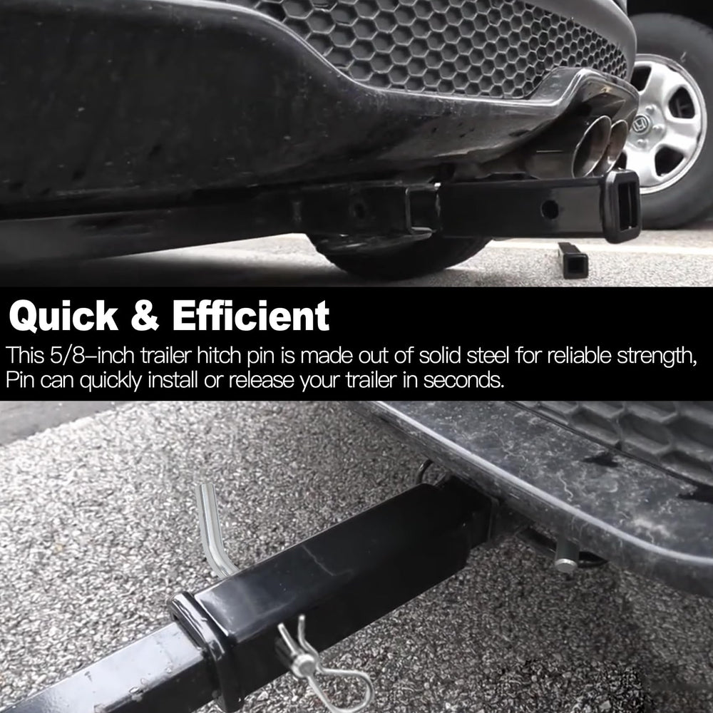 Taelakeni hitch extender demonstrates compatibility with 2-inch receivers for towing setups.