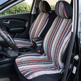TAGMORE Baja Saddle Blanket front seat cover protects upholstery during daily drives.