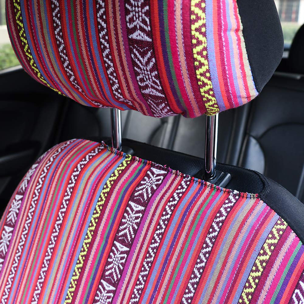 TAGMORE vibrant boho design brightens any car interior during daily trips
