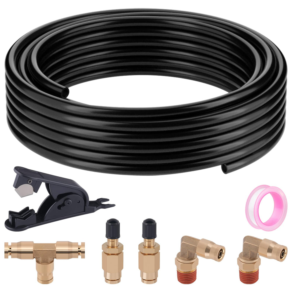 Taiidaues 30ft air line tubing for durable air suspension setups.