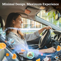 Taigin car air freshener amber scent creates warm, inviting drives.