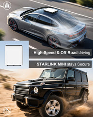 TAILBB Starlink Mini Mount tool-free release demonstrates effortless vehicle swapping