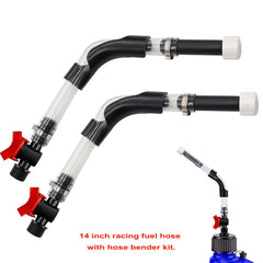 Ball valve shuts off fuel flow for safer, controlled transfers.