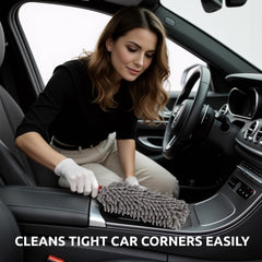 TAKAVU duster stored neatly in a glove box for on-the-go care