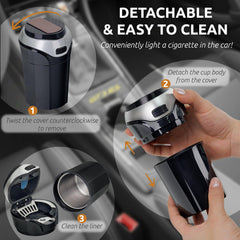 TAKAVU removable cigarette lighter enables convenient in-car lighting from your seat