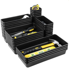 Takytao 60pcs toolbox organizer tray easy to clean and rearrange