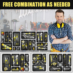Takytao 60pcs toolbox organizer tray ideal for kitchen and office setups