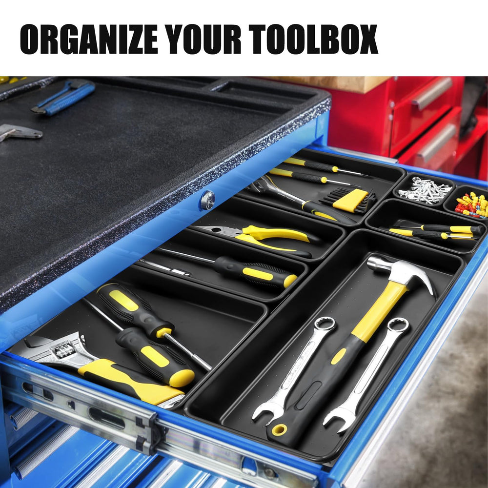 Takytao 60pcs toolbox organizer tray M size compact fit for busy workbenches