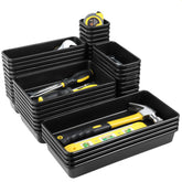 Takytao 60pcs toolbox organizer tray XL interlocking keeps tools secure and neatly arranged
