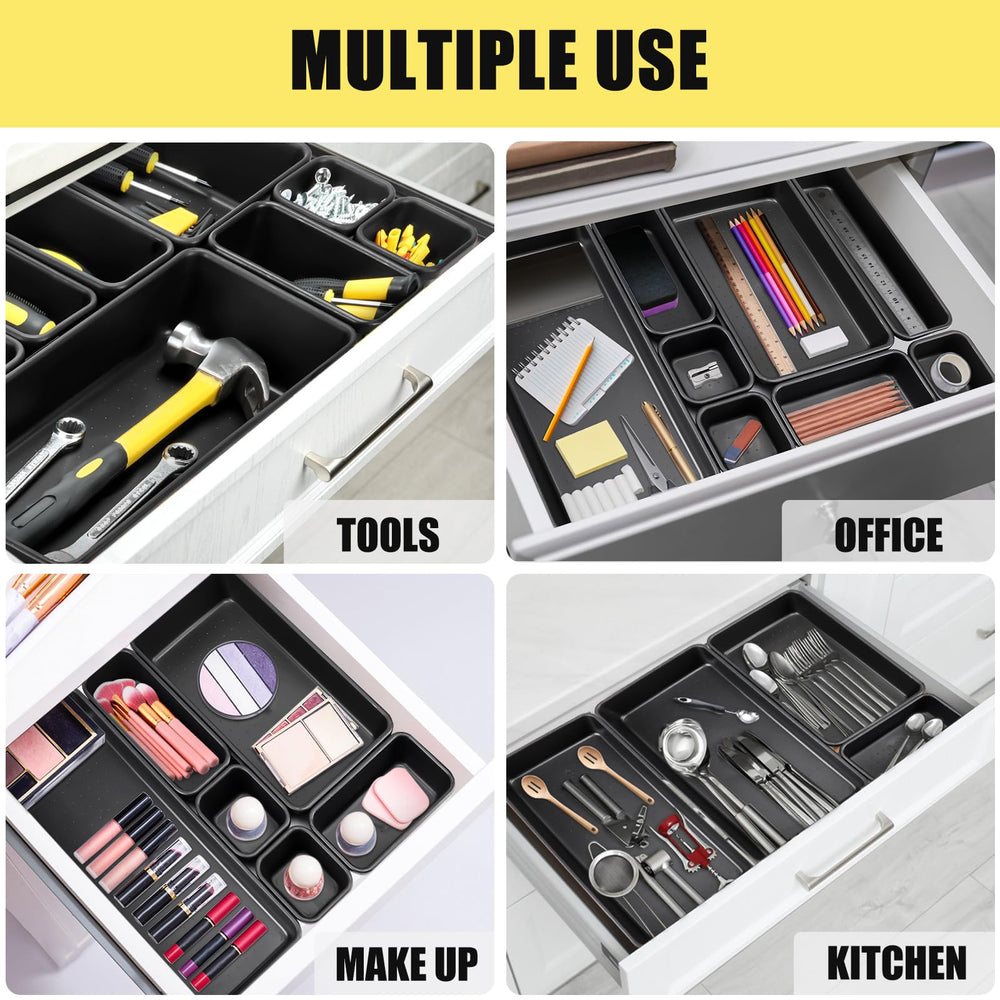 Takytao 60pcs toolbox organizer tray XS small-parts for screws and tiny components