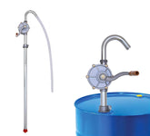 TALFIT 55gal drum pump assembly with adjustable tubes for varying drum heights.