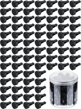 Tallew 100-pcs metal car air vent clips with plastic slot head for secure decoration