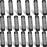 Tallew 20-pack LED emergency strobe lights in packaging showcase portable safety.