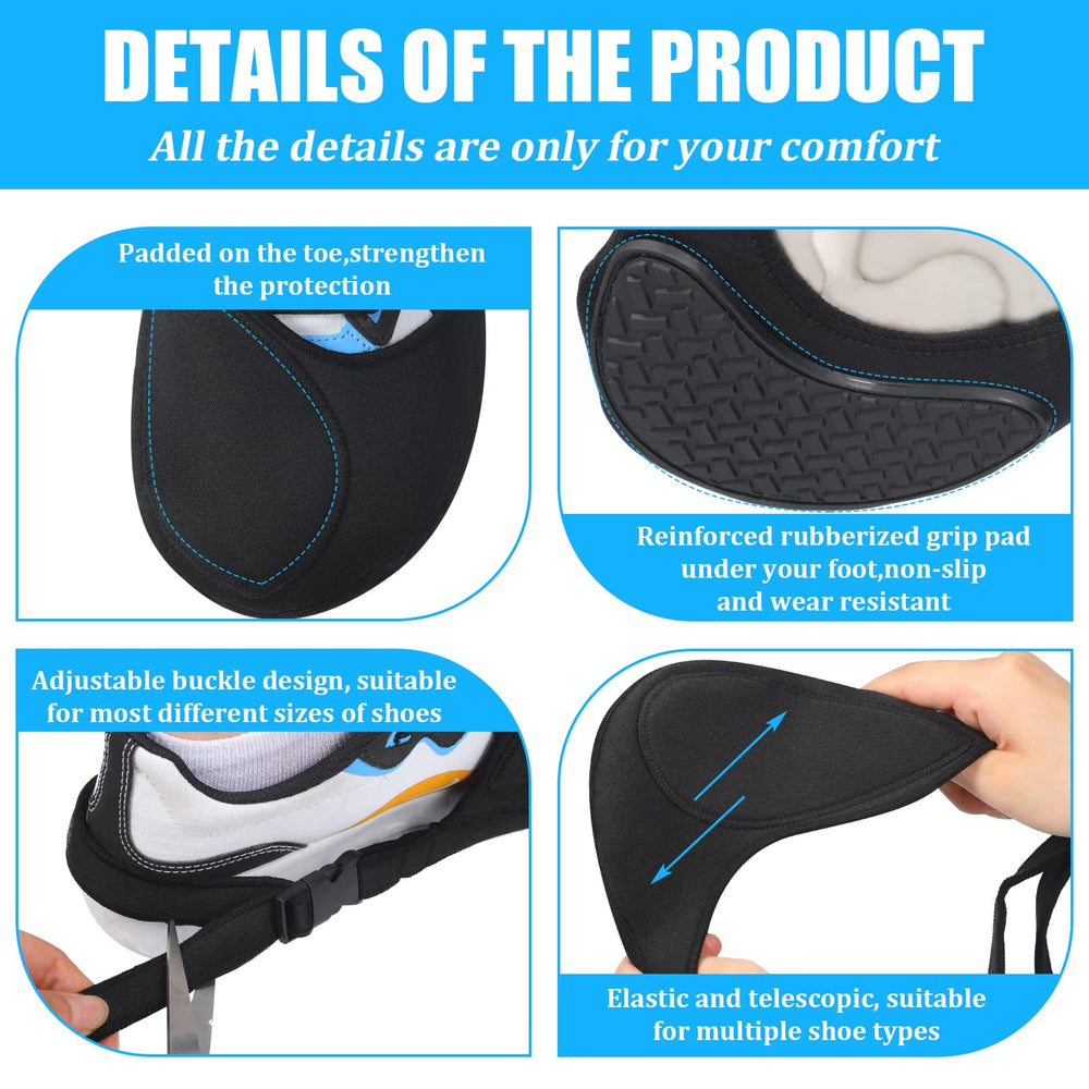 Tallew boot protector on shoe detailing TPU patch for long-wear.