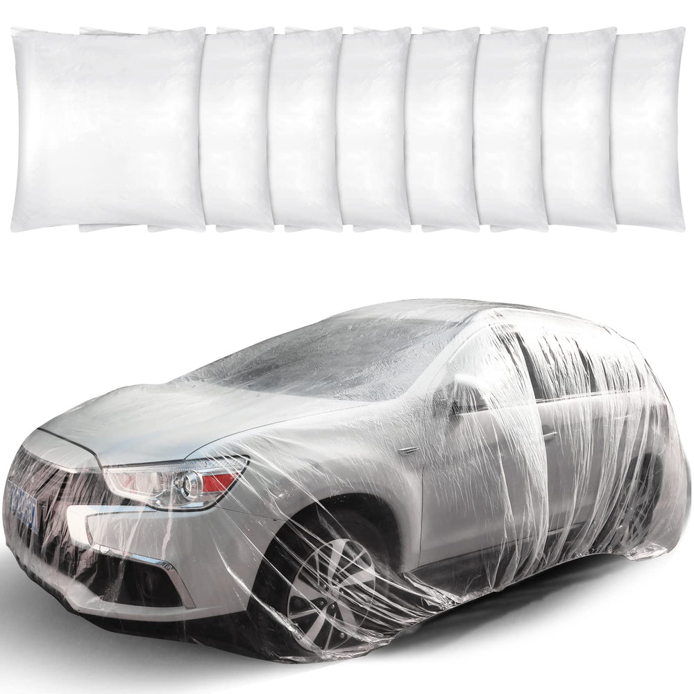Tallew car cover on a sedan provides full exterior protection from weather