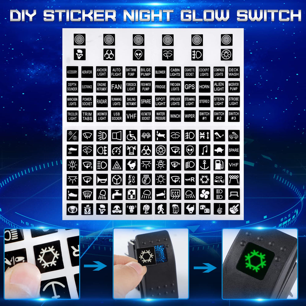 Tallew compact rocker switch installation in vehicle dash