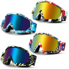 Tallew four-pack dirt bike goggles ready for daily rides.