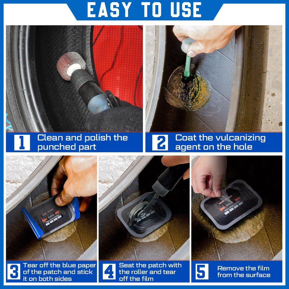 Tallew easy-apply guide — step-by-step usage instructions shown for patching.