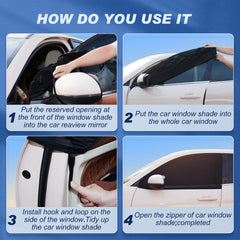 Tallew easy installation shows slip-on setup like wearing socks.