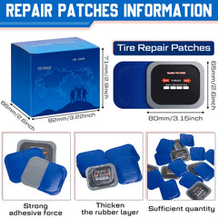 Tallew heavy-duty rubber patches provide strong adhesion for lasting fixes.