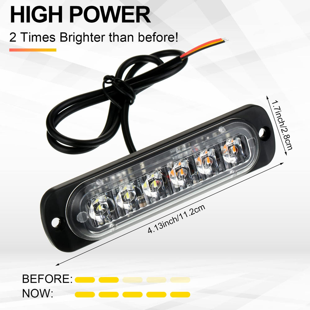 Tallew 6 LED chips close-up highlights brightness for daytime visibility.