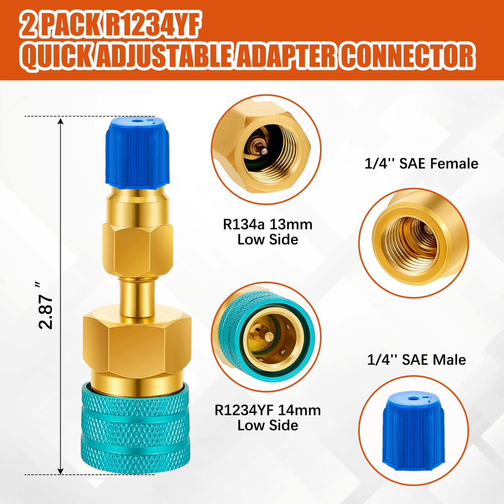 Tallew R1234YF to R134a conversion kit for versatile refrigerant work
