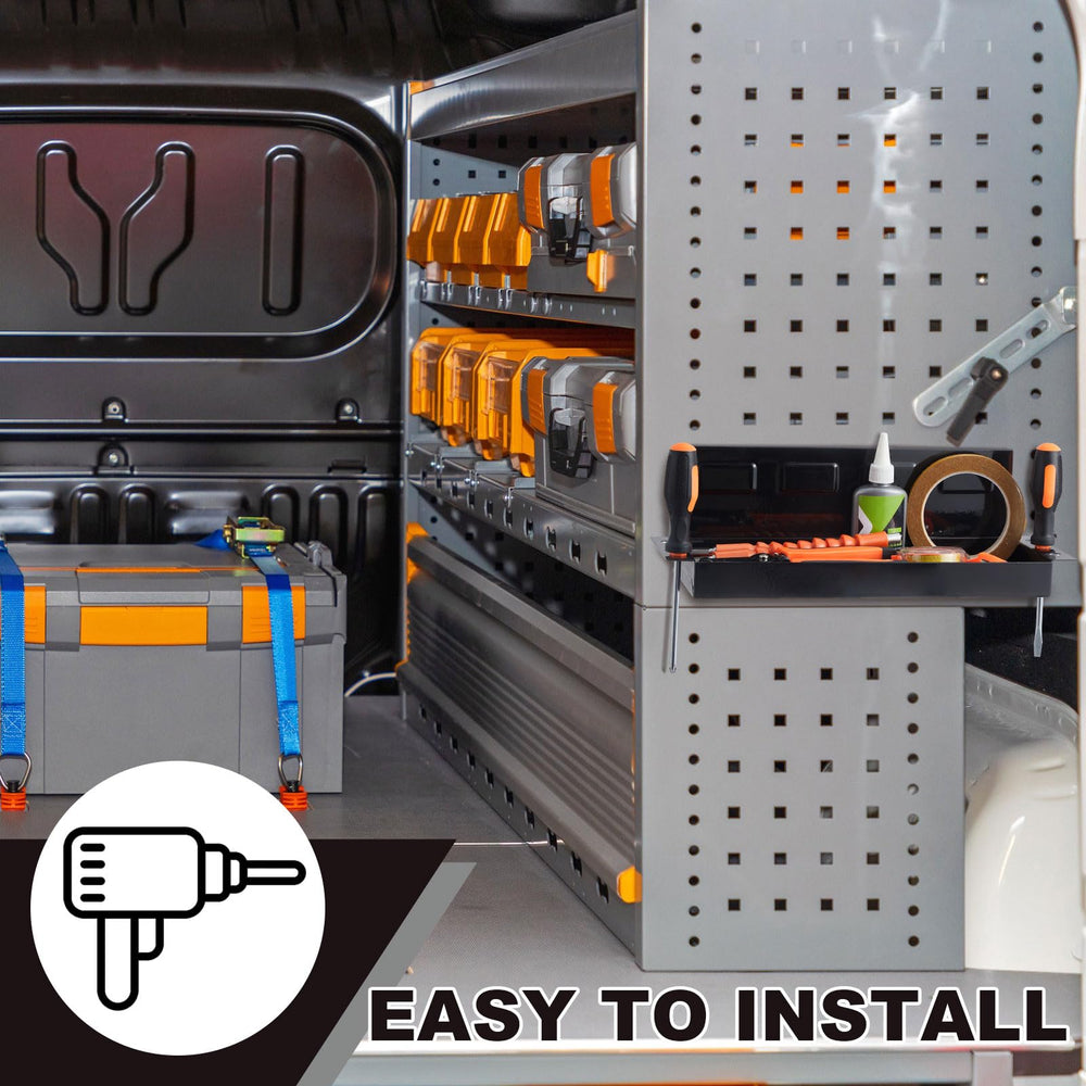 Tandefio rubber-coated tray protects tools and surfaces from scratches.