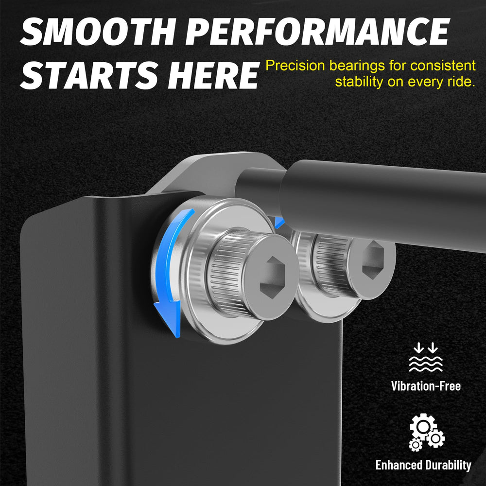 Tanfix centering cones setup enables quick, accurate wheel balancing.